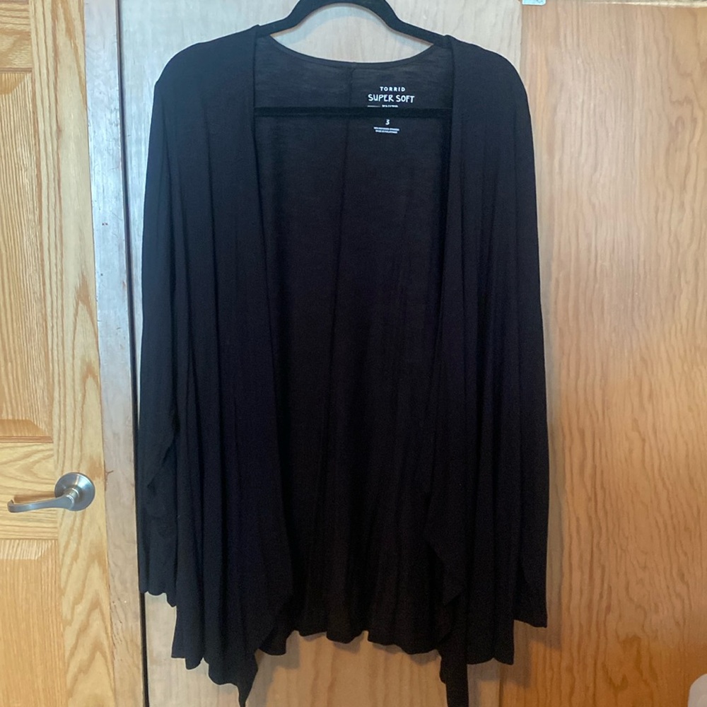 Torrid Black cardigan, size 3